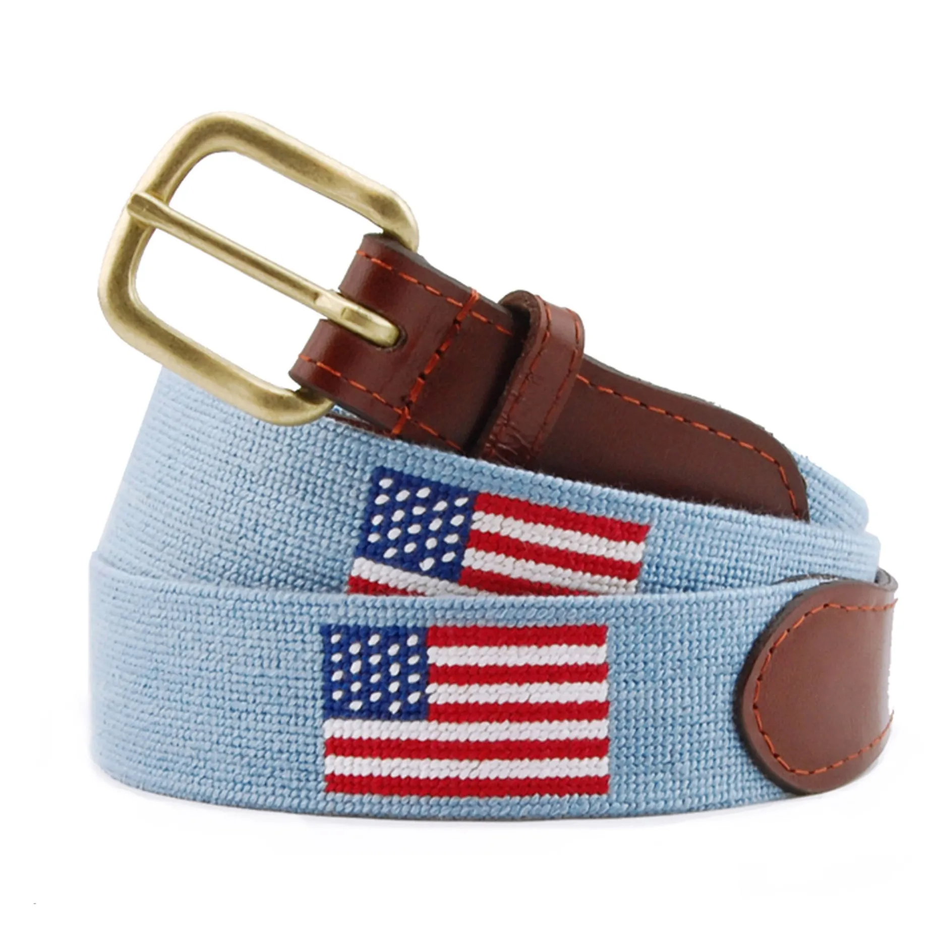 American Flag Belt (Antique Blue)