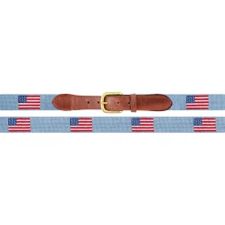American Flag Belt (Antique Blue)