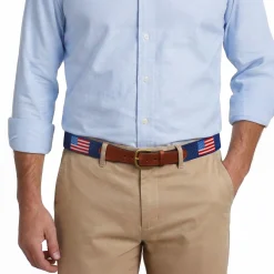 American Flag Belt (Classic Navy)