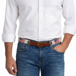 American Flag Belt (Light Khaki)