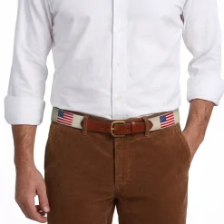 American Flag Belt (Light Khaki)