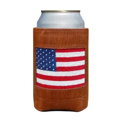 American Flag Can Cooler