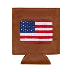 American Flag Can Cooler