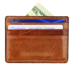 American Flag Card Wallet (Dark Navy)