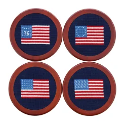 American Flag Coasters