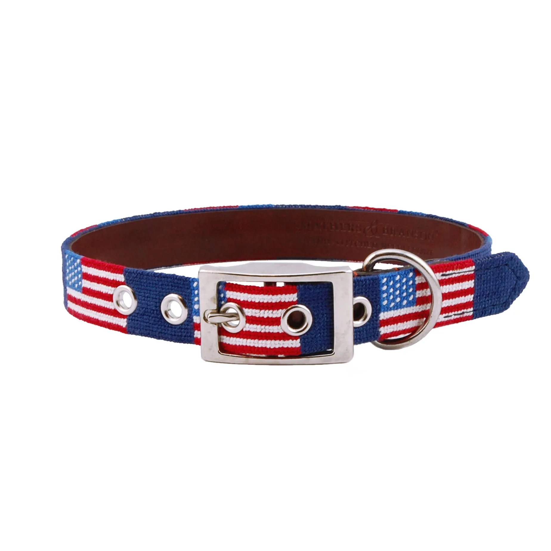 American Flag Dog Collar (Classic Navy)
