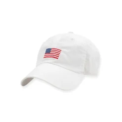American Flag Performance Hat (White)