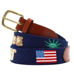 American History Belt (Dark Navy)