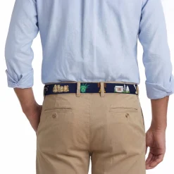 American History Belt (Dark Navy)