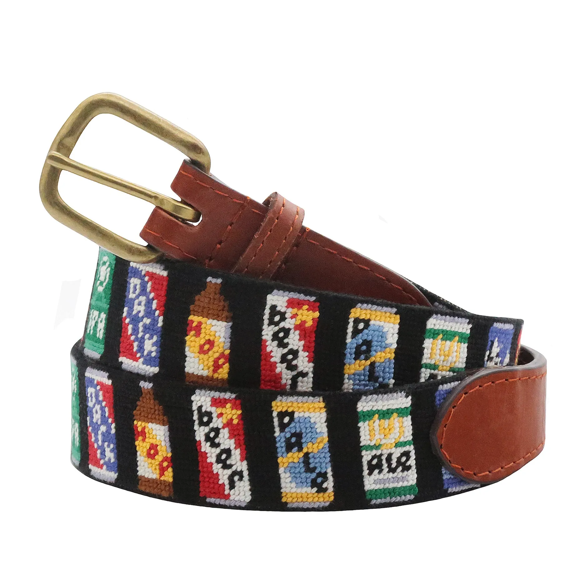 Beer Cans Belt (Black)