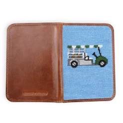 Beverage Cart Golf Scorecard Holder (Light Blue)