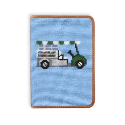 Beverage Cart Golf Scorecard Holder (Light Blue)