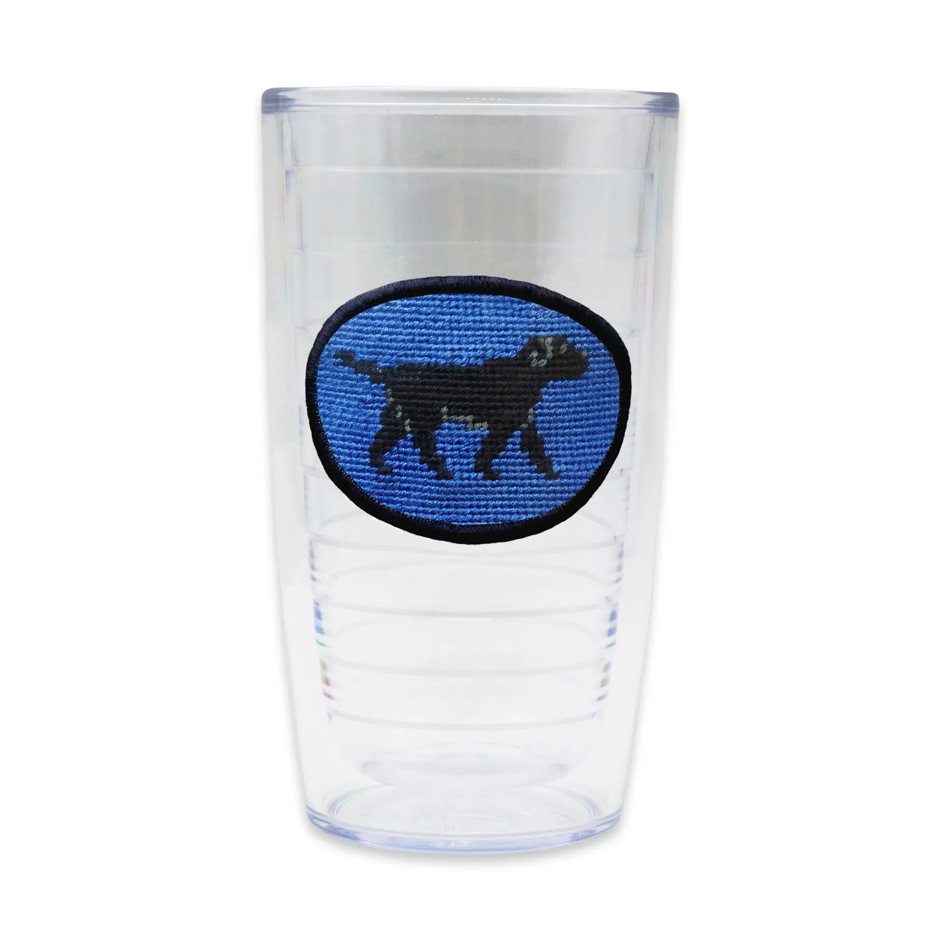Black Lab Walking Tervis Tumbler (Blueberry)