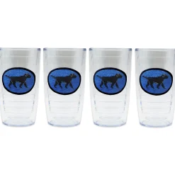 Black Lab Walking Tervis Tumbler (Blueberry)