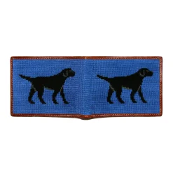 Black Lab Walking Wallet (Blueberry)