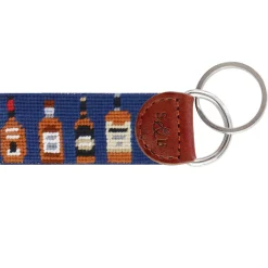 Bourbon Bottles Key Fob