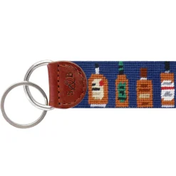 Bourbon Bottles Key Fob