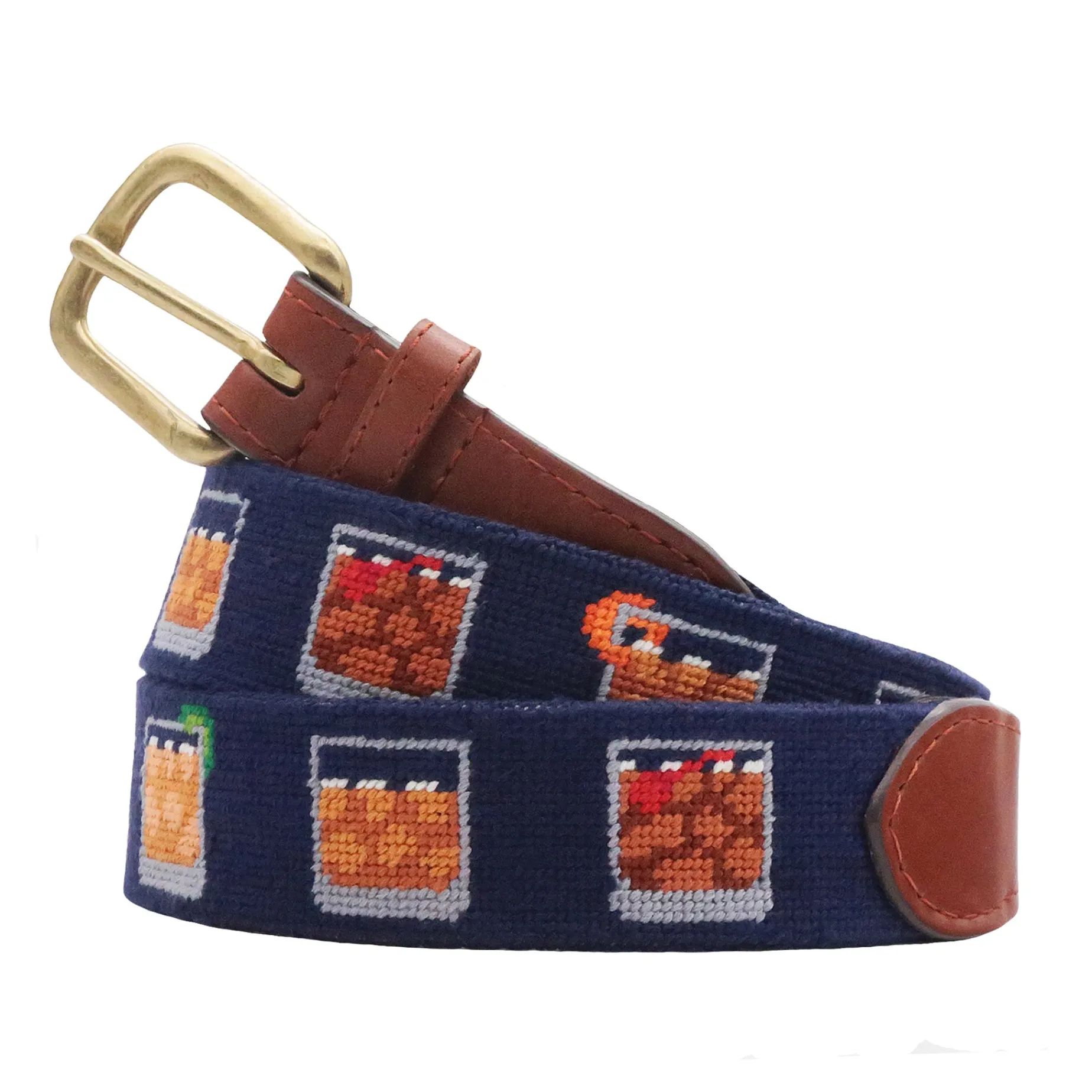 Bourbon Five Ways Belt (Dark Navy)