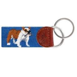 Bulldog Key Fob (Blueberry)
