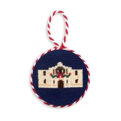 Christmas Alamo Ornament (Dark Navy)