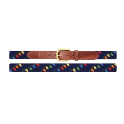 Christmas Lights Children's Belt (Dark Navy)