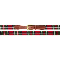 Christmas Plaid Belt