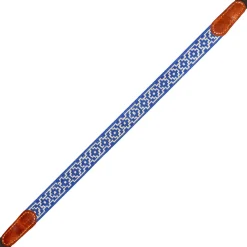 Claiborne Sunglass Strap (Blueberry-Light Khaki)
