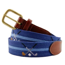 Crossed Clubs Belt (Classic Navy)