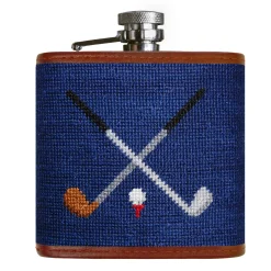 Crossed Clubs Flask (Classic Navy)