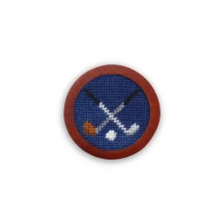 Crossed Clubs Golf Ball Marker