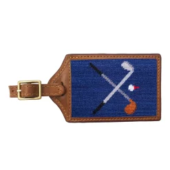 Crossed Clubs Luggage Tag (Classic Navy)