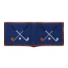 Crossed Clubs Wallet (Classic Navy)