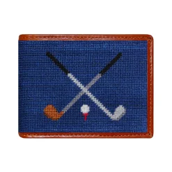 Crossed Clubs Wallet (Classic Navy)