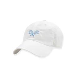 Crossed Racquets Performance Hat (White)