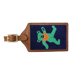 Dancing Bear Luggage Tag (Dark Navy)