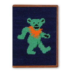 Dancing Bear Passport Case (Dark Navy)
