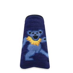 Dancing Bear Putter Headcover (Dark Navy)