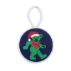 Dancing Bear Santa Ornament (Dark Navy)