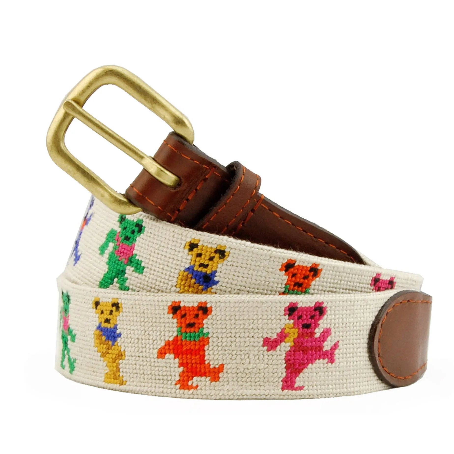Dancing Bears Belt (Oatmeal)