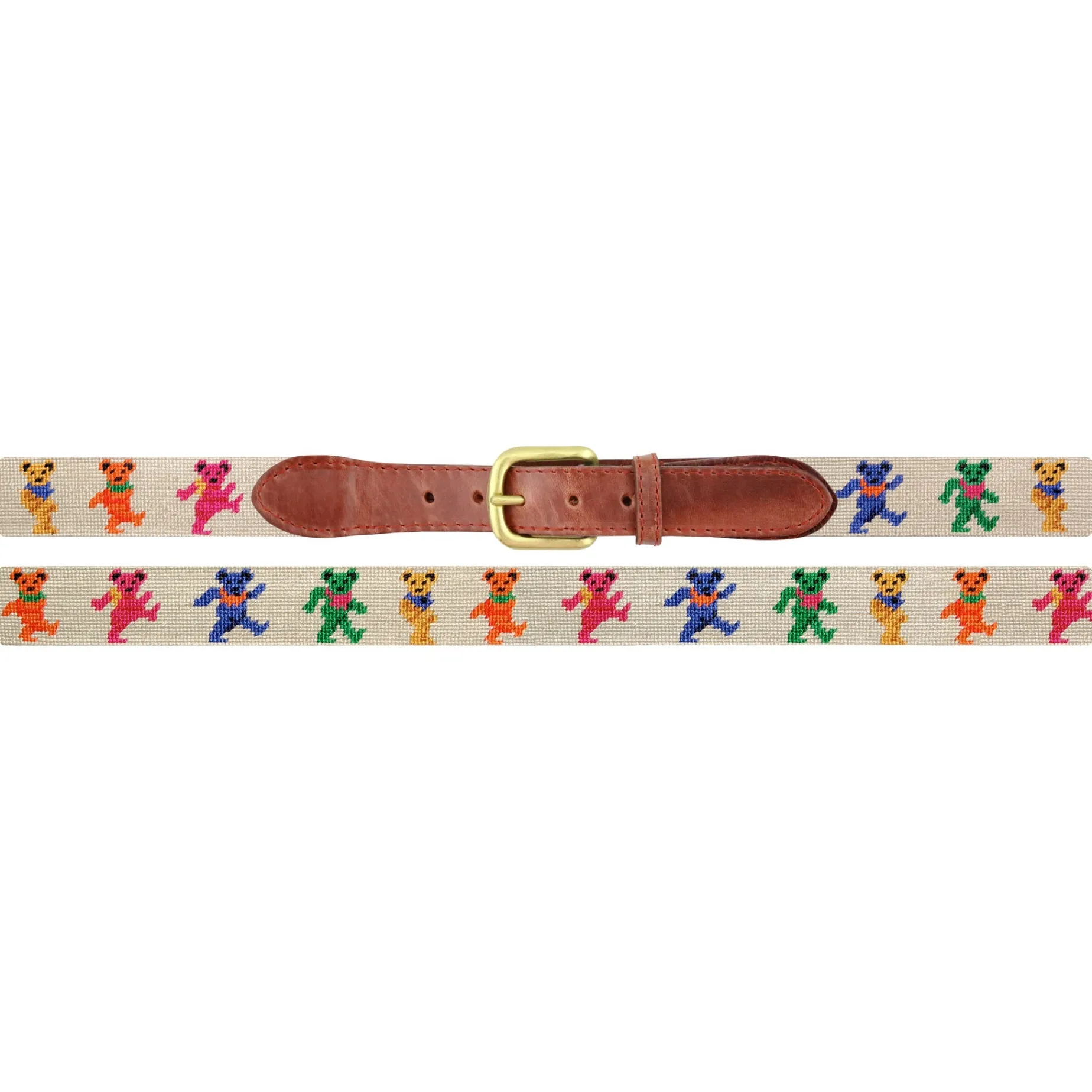 Dancing Bears Belt (Oatmeal)