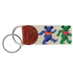 Dancing Bears Key Fob (Oatmeal)