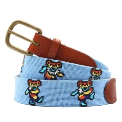 Dancing Bears Tie Dye Belt (Light Blue)