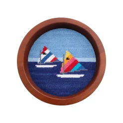 Day Sailor Wine Bottle Coaster