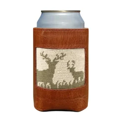 Deer Hunting Can Cooler (Light Khaki)
