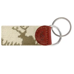 Deer Hunting Key Fob (Light Khaki)