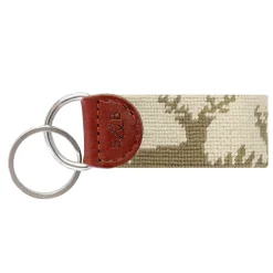 Deer Hunting Key Fob (Light Khaki)