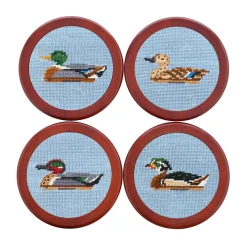 Duck Decoys Coasters (Antique Blue)