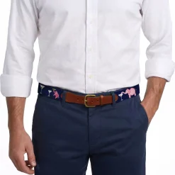 Elephant Martini Belt (Dark Navy)