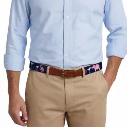 Elephant Martini Belt (Dark Navy)