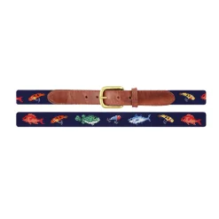 Fish and Tackle Children's Belt (Dark Navy)